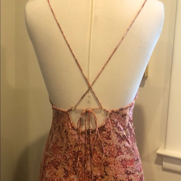 Free People printed pattern Miorca maxi dress NWOT - Picture 6 of 7